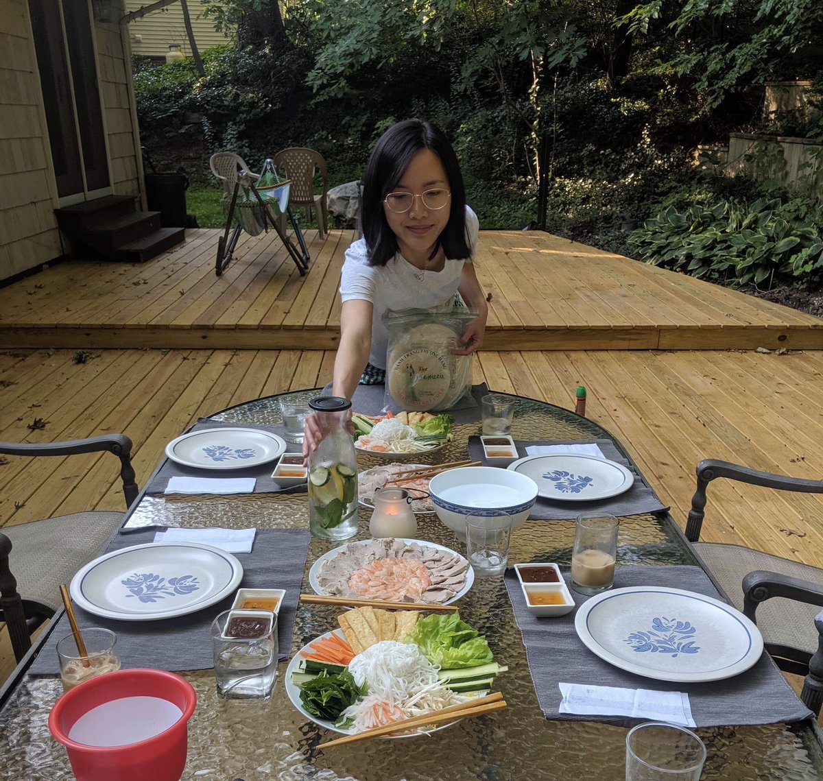 tumitran's tweet photo. Attended the NIH workshop on resilience today. Message: to do well you need to be well. I am posting one picture from my happiness collage. I find cooking therapeutic and one way for me to share my heritage with others #OITEWellnessChallenge https://t.co/4Qvknh15Ly