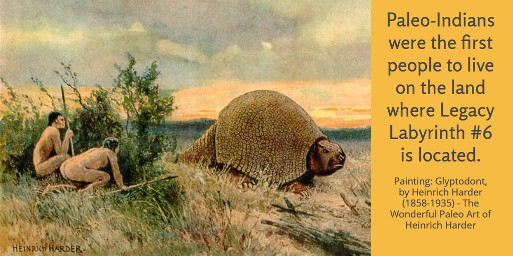 LegacyLabyrinth's tweet image. We are posting clues about where our next #LegacyLabyrinth is located.  We will announce the place on Saturday, September 19, on our Facebook page with live photos of our new #labyrinth 
facebook.com/creating.dedic…
The Paleo-Indians came over from Asia around 11,000 BC. 
#Labyrinths