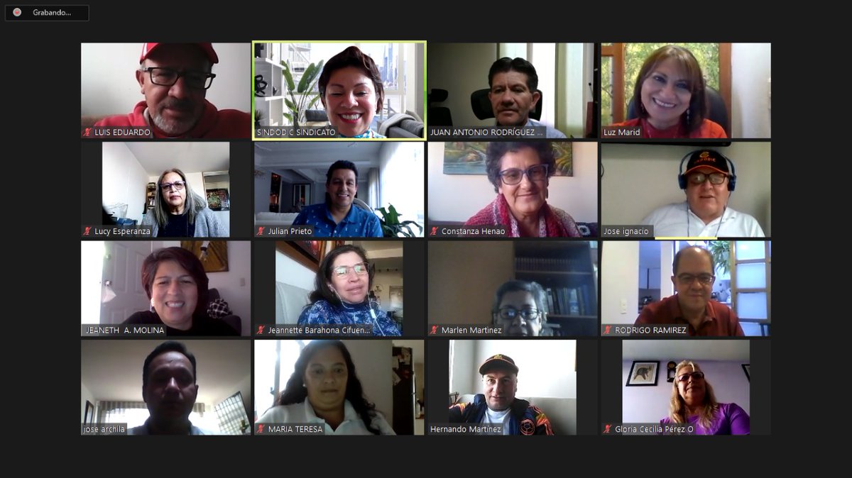 Termina reunión Junta Directiva y Delegados <a href="/Sindodic/">SindodicSindicato Nacional de Directivos Docentes</a> para definir la posición frente #Alternancia en <a href="/Educacionbogota/">Secretaría de Educación de Bogotá</a> y el logro del "Día del directivo docente " para conmemorar el 5 de octubre. Grande y permanente convocatoria de la dirección de la organización! <a href="/josearchila72/">jose antonio archila</a>