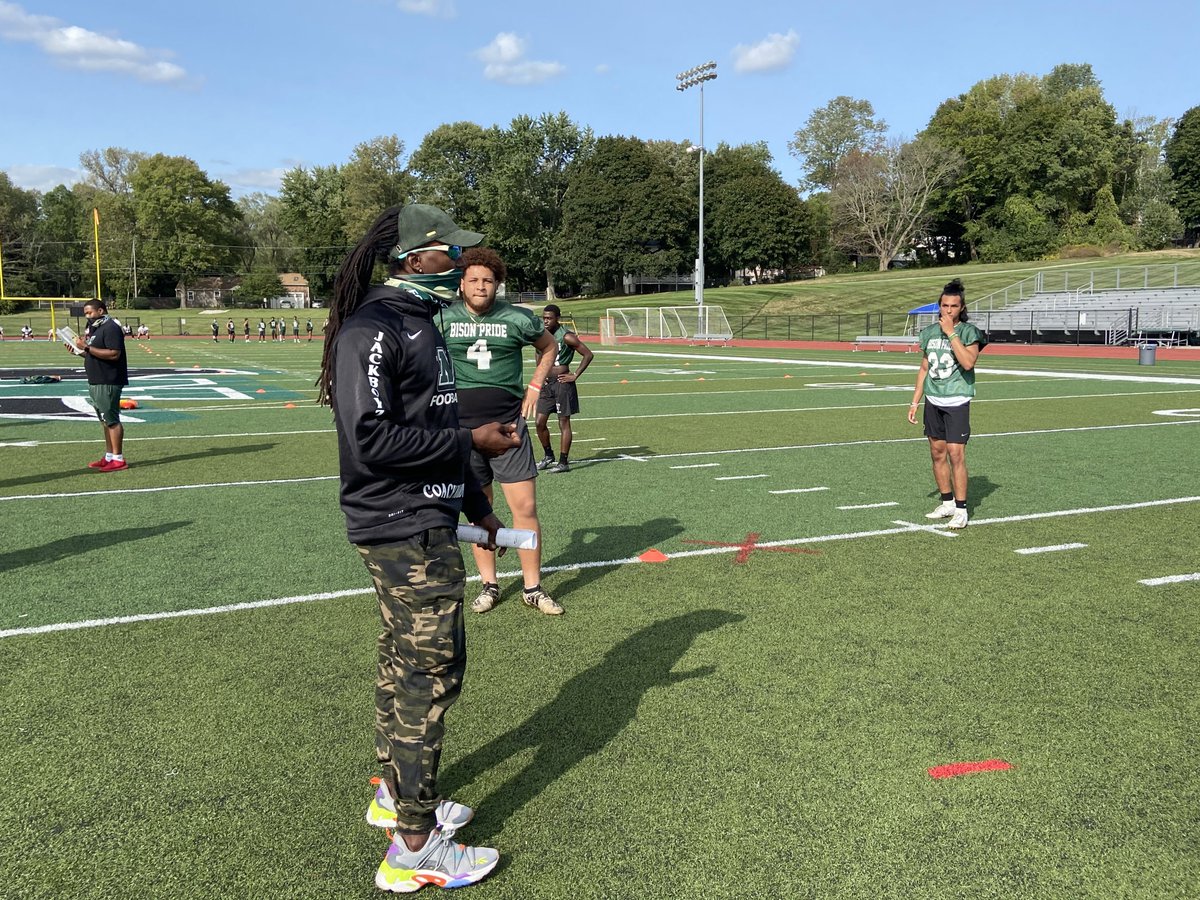 NicholsBisonFB's tweet photo. First day of Fall ball was a success! These boys put in work and we are excited for the future! #gobison https://t.co/W7ew0R9RWO