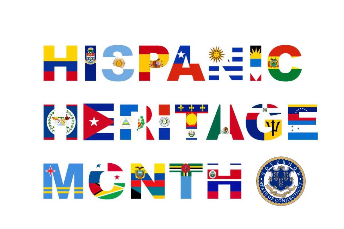 I want to acknowledge the start of #HispanicHeritageMonth. This is a time to celebrate the Hispanic and Latin culture. Thank you to all of the #Connecticut Hispanic residents that make our state a better place to be in.

Rep your flags in the reply!