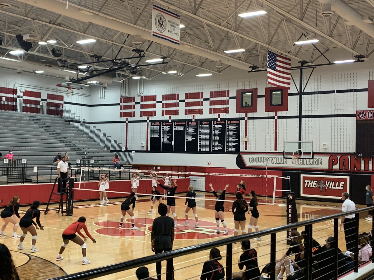 CHHSDrWhitfield's tweet photo. CHHS JV VBall home opener vs Trinity! Let’s get it, Panthers! https://t.co/sKPu5Ex6YM