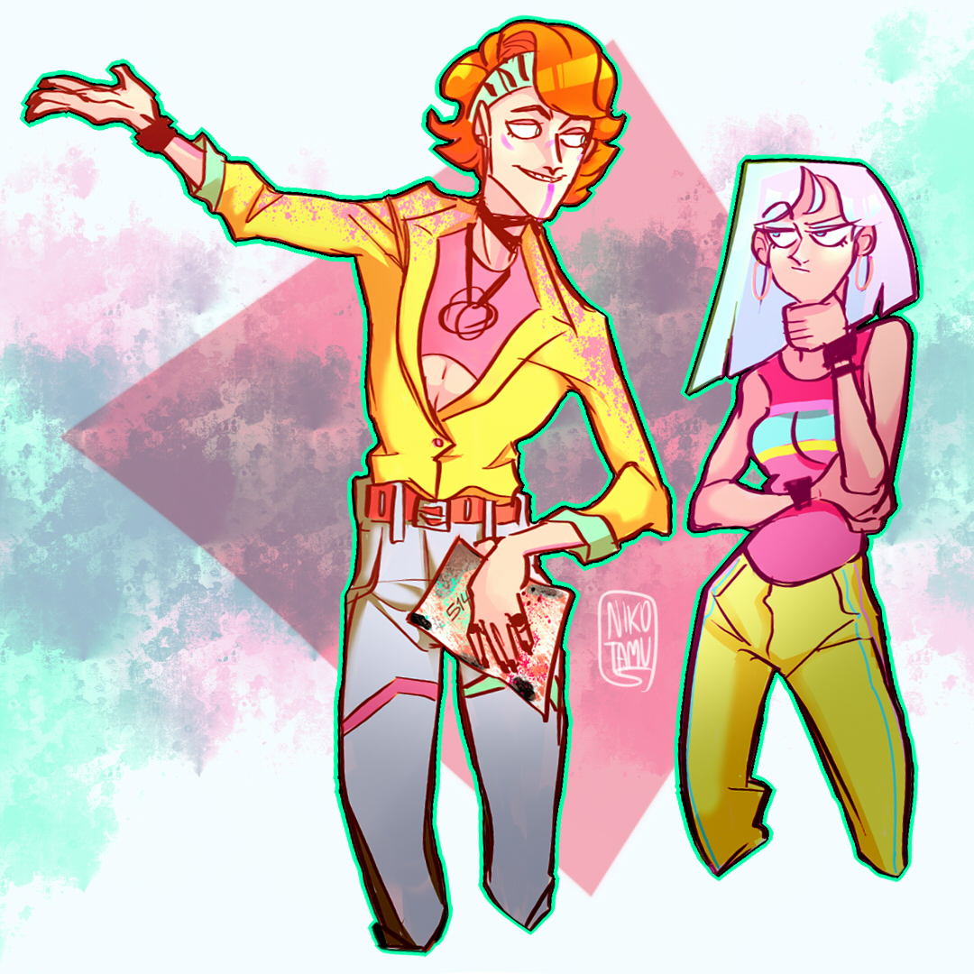 Give me names for this beautiful oc couple that i made spontaneously uwu
<3
#ocfanart #originalcharacter #digitalart #art #illustration #pastelaesthetic