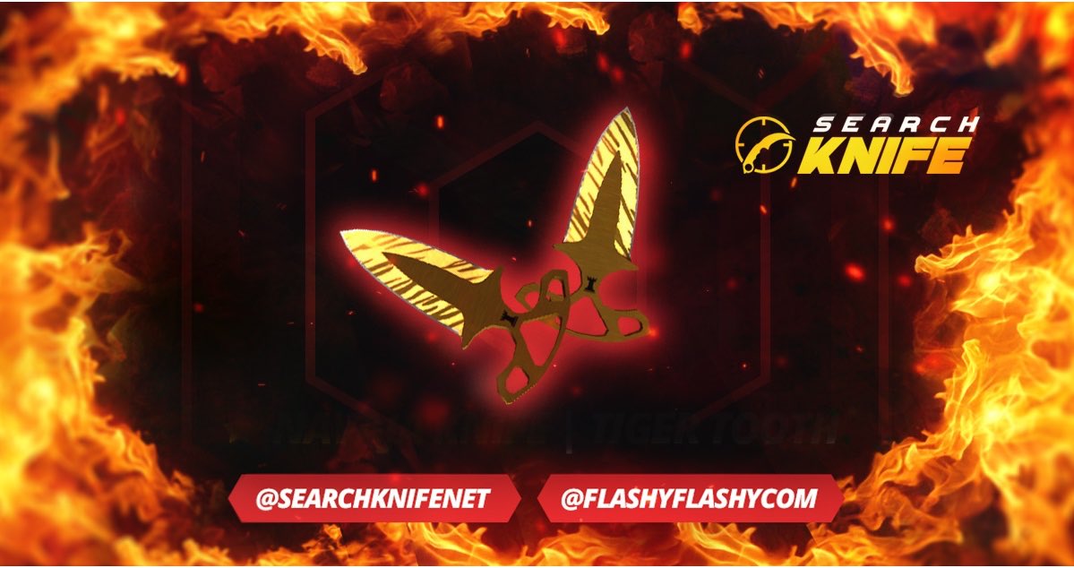 🎁 GIVEAWAY !!! 🎁 Shadow Daggers | Tiger Tooth

To win:
🔻RETWEET
🔻LIKE
🔻FOLLOW <a href="/SearchknifeNet/">SearchKnife.net</a> 
🔻TAG 2 FRIENDS

#giveaway #csgoskins #CSGOGiveaway