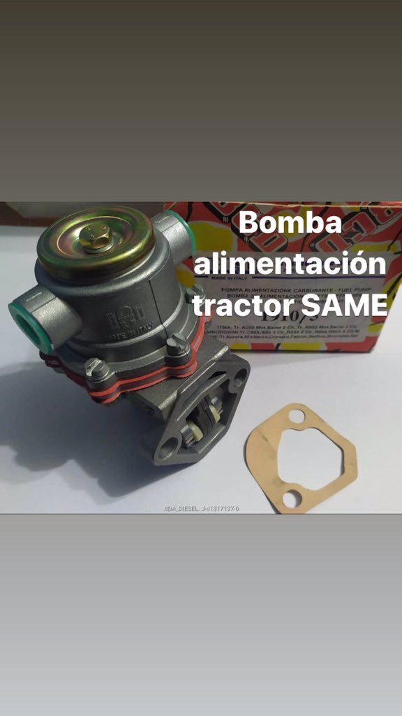 REDIESACA's tweet photo. Bomba alimentación,o bombín de transferencia motor SAME
#expertosensistemasdeinyecciondiesel https://t.co/FBeb1cvH22