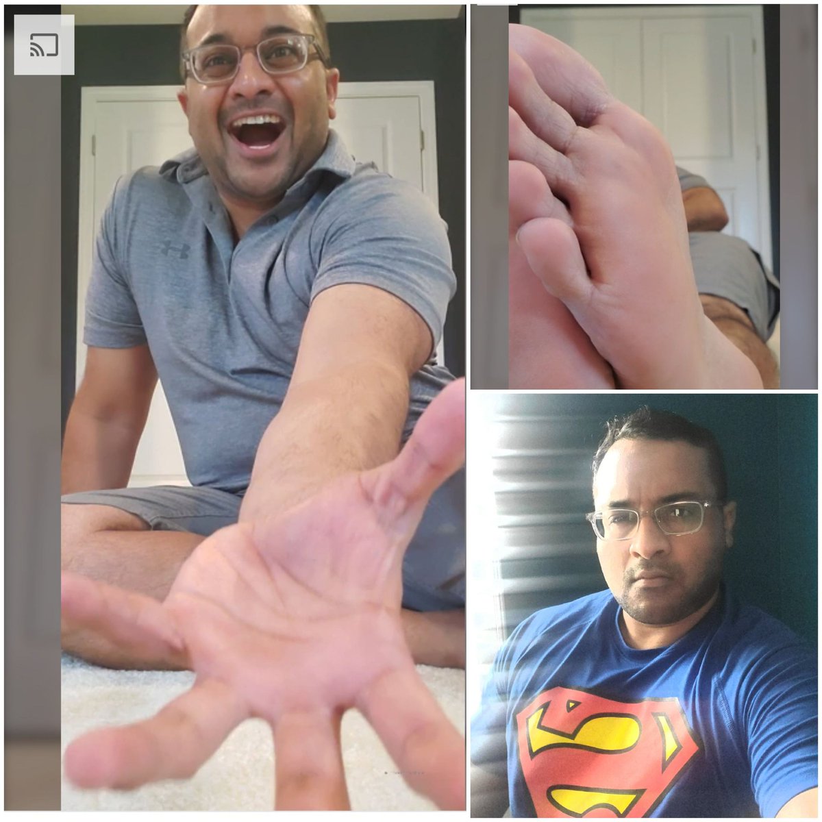 FootKingAmar's tweet photo. New #Giant roleplay video uploaded to my #OnlyFans. Nothing like making a little man climb up my soles and into my #palms !
#handfetish #soles #footfetish #macrophilia #bigtoe #Dominant #creativeroleplay
https://t.co/X9Qo9c9owO https://t.co/fo8bmASOp6