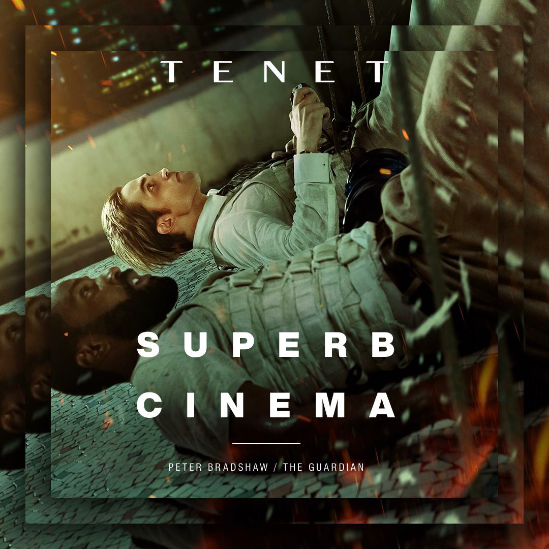 Big movies are back in theaters. Reserve your seats: fandango.com/tenetfilm #TENET
