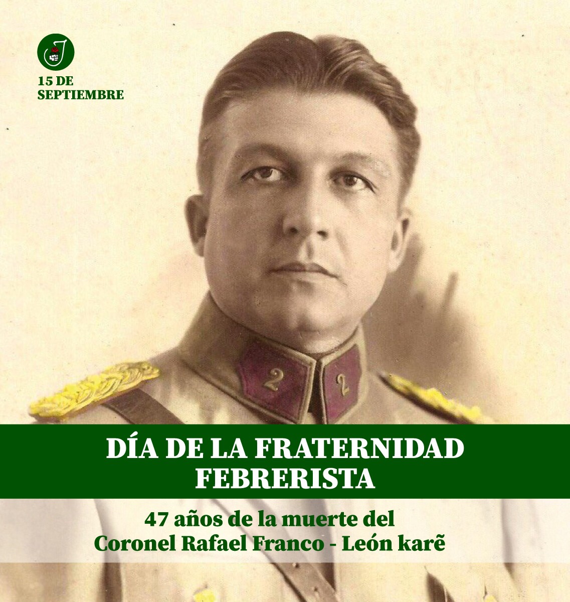 JuventudPRFpy's tweet photo. Día de la Fraternidad Febrerista 🌹💚
[Hilo] 👇🏻 https://t.co/wiwlOIQusA