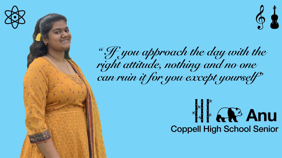 Meet Anu, one of our Seniors in Practicum in STEM II and the @CoppellTsa Treasurer.  Check out her About Me Video 

#EveryoneCanCreate #Relentless #RelationshipsMatter #TeamCTE <a href="/CoppellHigh/">🏫 Coppell High School 📚</a> @CoppellCTE @Coppellisd #CISDTogether

youtube.com/watch?v=MOuYfg…