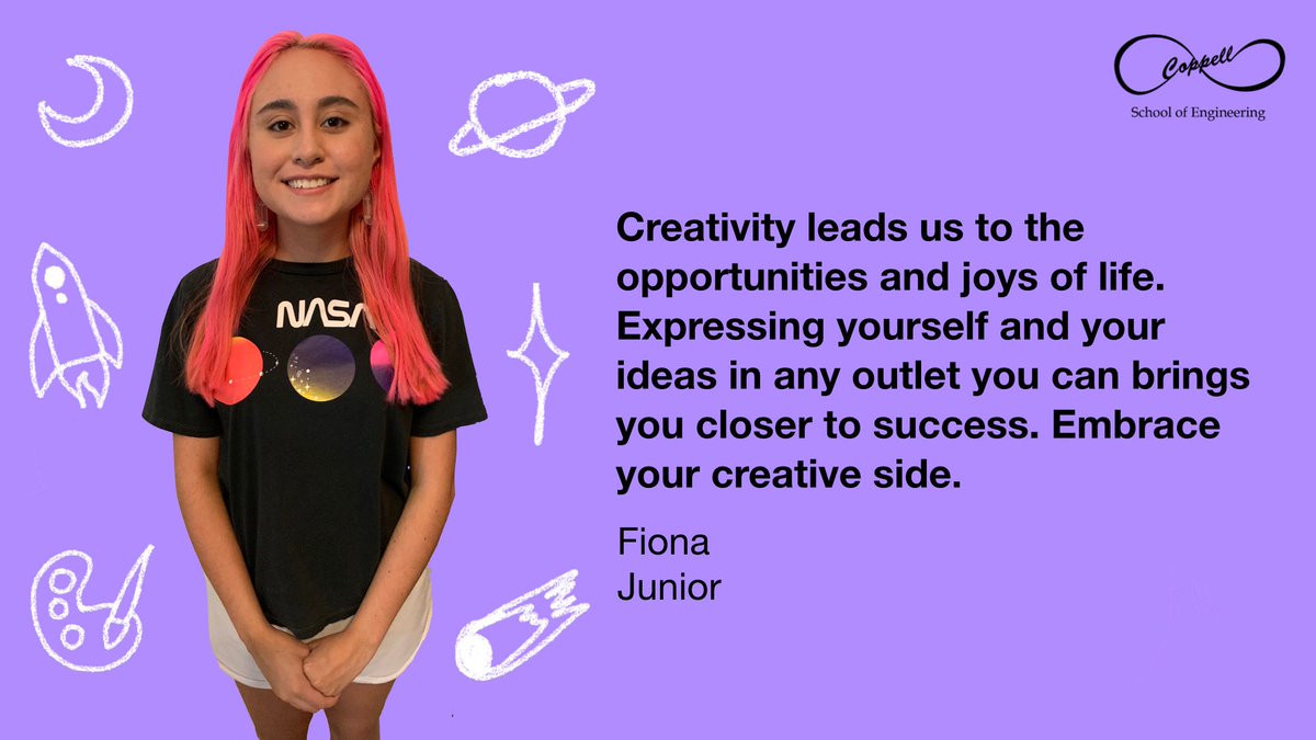 Meet Fiona, one of our seniors in Practicum in STEM II. Check out her About Me video below.  

#EveryoneCanCreate #Relentless #RelationshipsMatter #TeamCTE <a href="/CoppellHigh/">🏫 Coppell High School 📚</a> @CoppellCTE @Coppellisd #CISDTogether 

youtube.com/watch?v=ofgjbF…