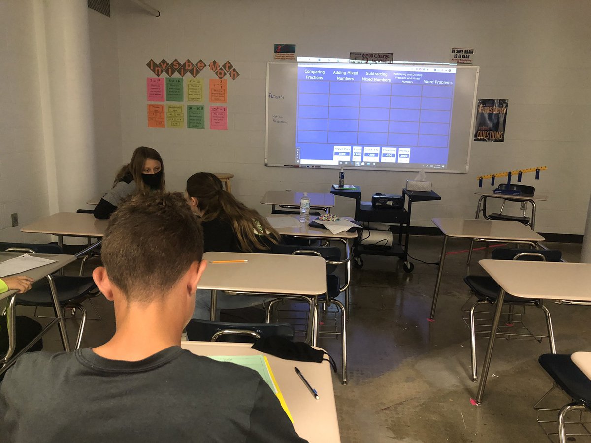 MrAMcD's tweet photo. Review game in 7th grade math with @moswift44! She consistently creates engaging opportunities for students. #abetterncms https://t.co/baSHISjnGF