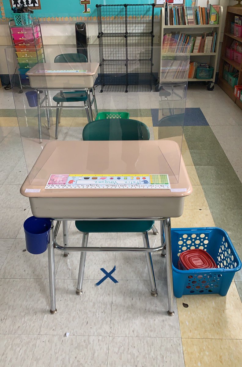 FJvoorhees's tweet photo. Our class is ready for kids on Monday, September 21st.  Blue group goes first 💙 https://t.co/ffIoTlrl4Q