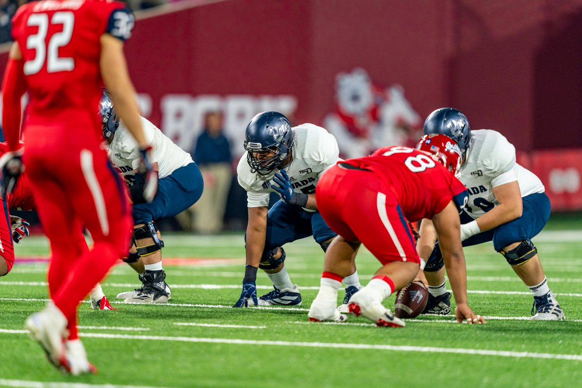 NevadaFootball's tweet photo. Fall Focus: With experience under its belt, The Union is poised for a breakout season.

Story: https://t.co/3cA3mFainE

#BattleBorn // #NevadaGrit https://t.co/1nDmXWv5wR