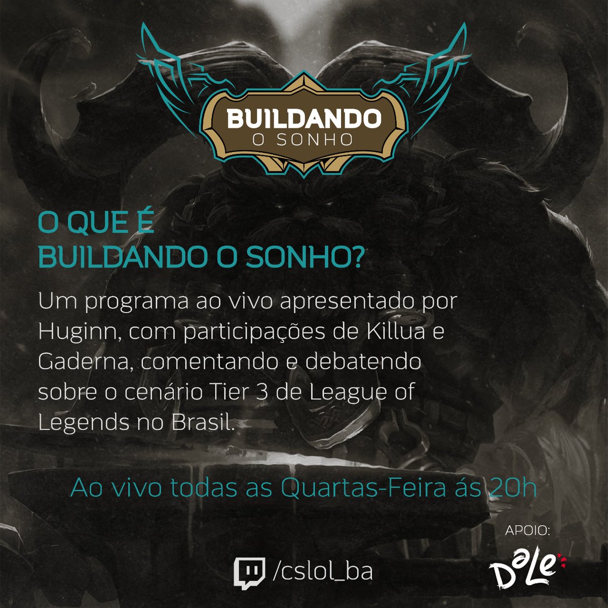 huginnlol's tweet photo. Salve pessoal venho convidá-los a prestigiar o mais novo projeto que estarei envolvido, esperamos trazer muita coisa legal de informações para vocês então sintam-se a vontade de acompanhar! https://t.co/XennDq496B