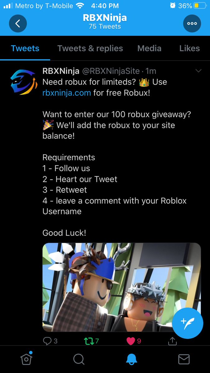 Rbxninja On Twitter Need Robux For Limiteds Use Https T Co U9jym3dryv For Free Robux Want To Enter Our 100 Robux Giveaway We Ll Add The Robux To Your Site Balance Requirements 1 - code 227 roblox how to hack robux in phone