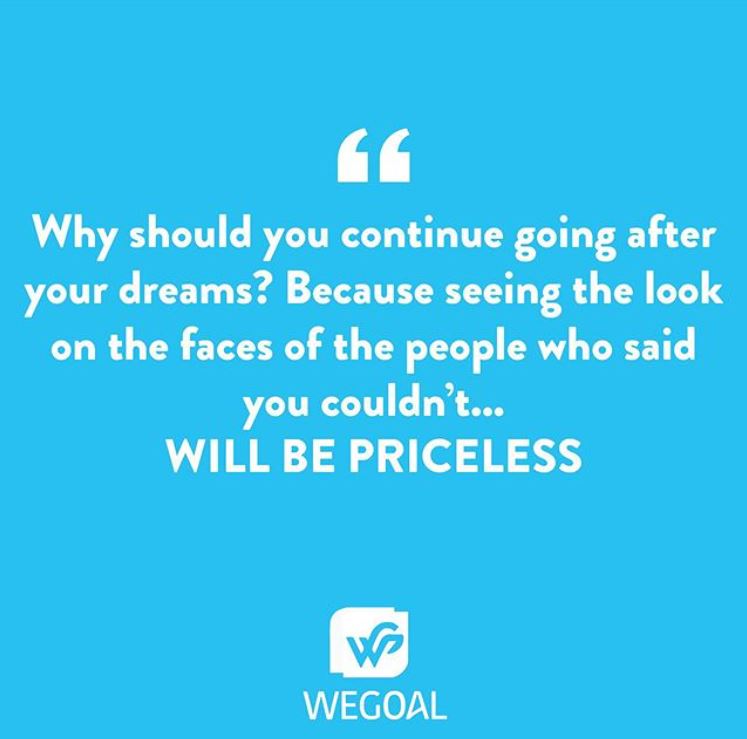 WeGoalApp1's tweet photo. We are all about building a community here at WeGoal. WE want YOU to achieve big! When you achieve, we achieve. That is why we are creating a highly interactive and supportive community. I goal, you goal, WeGoal. #together #goals #fitness #lifestyle #producer #startup #app https://t.co/8pfYBkbHmz