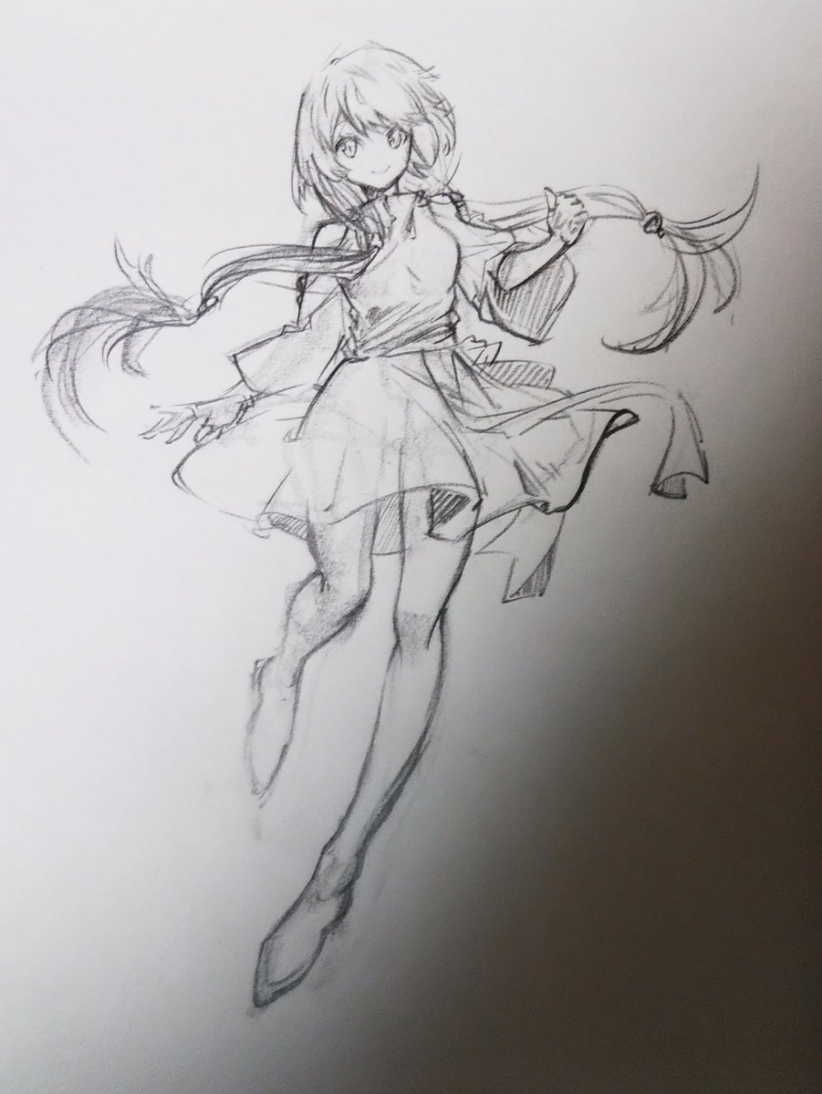 人のイラスト参考にしながら模写の様な練習描き描き 練習 Drawing Hiro兄 のイラスト