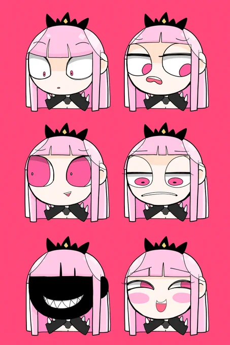 Mori Calliopeちゃんの「失礼しますが、RIP♡」の表情好き #callillust #カリイラスト 