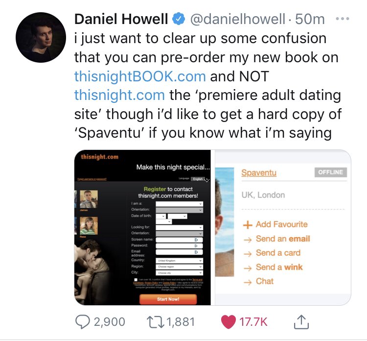 3. Dan tweet (sept 2020) i am fucking crazy but I’m free that’s why I’m on light mode before you ask. Here dan experiences sexual attraction to another man. This is disgusting. If he were married he would not do that. The divorce must be finalized