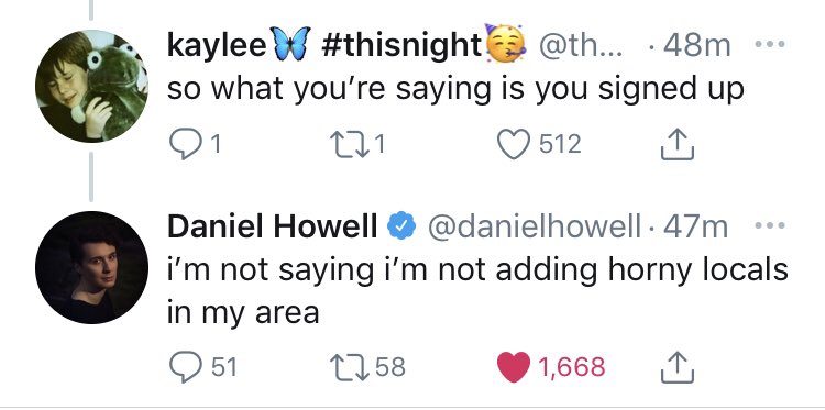 4. Dan tweet replies (x2 - sept 2020) Dan experiences more sexual attraction. This is once again unacceptable. He also implies adding “h*rny locals in his area.” How vile of him. How cruel. He hates phil and they are moving into separate houses I think.