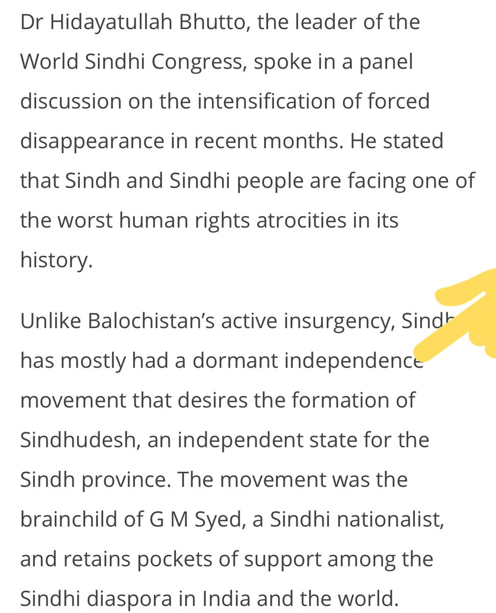 In 2020 seesion of SAATH Forum Saghir Sheikh represented the World Sindhi Congress.The obvious question then is, what is World Sindhi Congress?It’s an ethno fascist Sindhi nationalist org campaigning for breakup of Pakistan & formation of an independent Sindhudesh./128