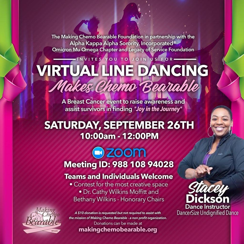chemo_bearable's tweet photo. We invite you to join MCB for virtual line dancing on September 26! #LineDancing #ZoomDancing https://t.co/FjPos9xbiQ