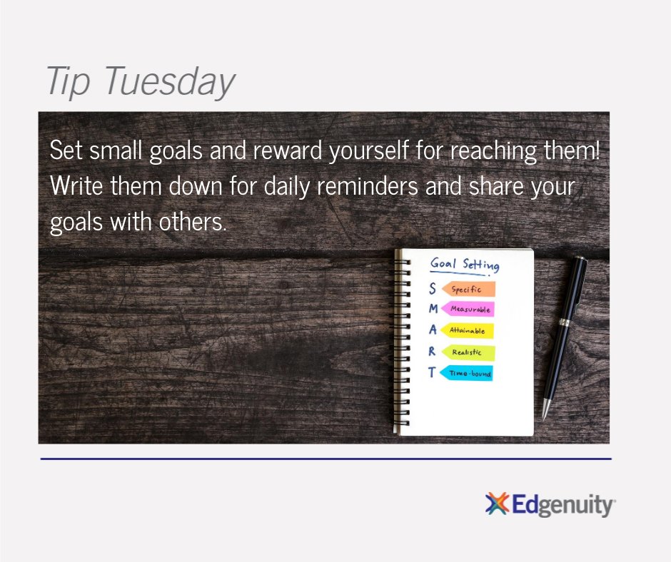 EdgenuityInc's tweet image. What are some of your goals? Ours is to provide you with great tips every Tuesday to help students, parents, and teachers tackle learning in 2020!✨ #edgenuity #onlinelearning #learningin2020 #edtech #education2020 #tipsforstudents #tipsforteachers #goalsetting  #tiptuesday