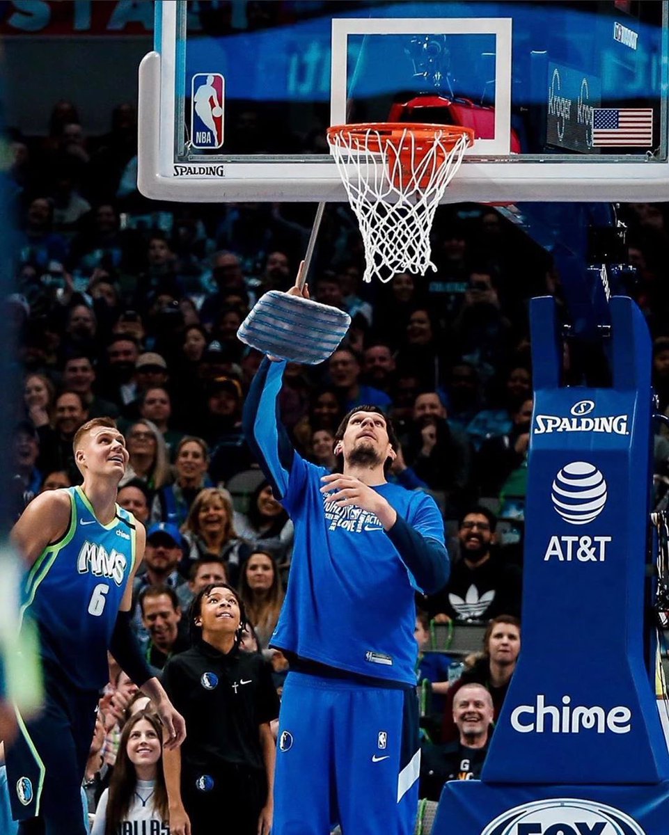 dallasmavsshop's tweet photo. #REPOST • @dallasmavs 𝐓𝐨𝐩 𝟏𝟎 𝐌𝐨𝐦𝐞𝐧𝐭𝐬 𝐨𝐟 𝐭𝐡𝐞 𝐒𝐞𝐚𝐬𝐨𝐧 • 9️⃣: When Bobi saved the day... Twice. 😂🧹 #BobiContent The Tallest guys in the City! Shop our City Edition Collection here: https://t.co/evomYVwUMn while on sale #Sale https://t.co/z4GgYcej77