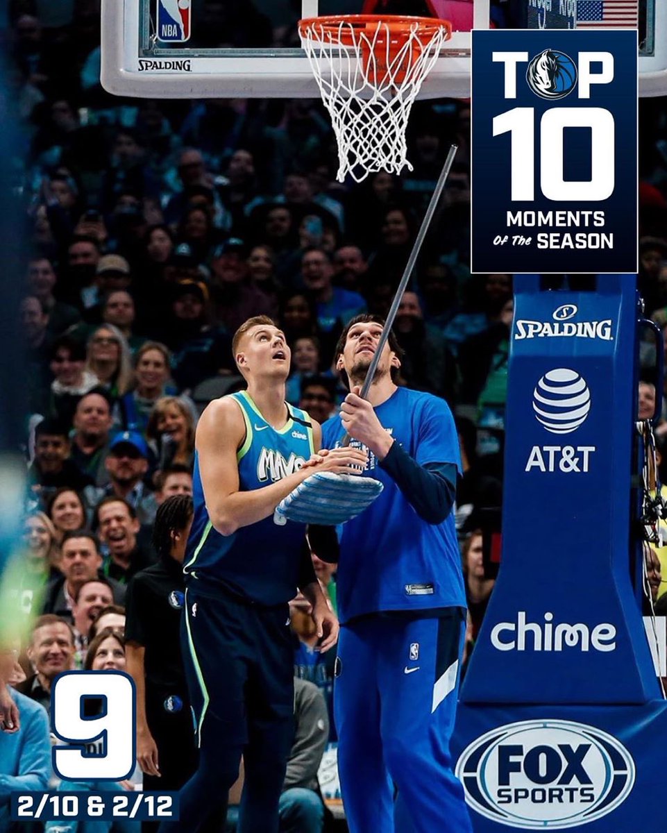 dallasmavsshop's tweet photo. #REPOST • @dallasmavs 𝐓𝐨𝐩 𝟏𝟎 𝐌𝐨𝐦𝐞𝐧𝐭𝐬 𝐨𝐟 𝐭𝐡𝐞 𝐒𝐞𝐚𝐬𝐨𝐧 • 9️⃣: When Bobi saved the day... Twice. 😂🧹 #BobiContent The Tallest guys in the City! Shop our City Edition Collection here: https://t.co/evomYVwUMn while on sale #Sale https://t.co/z4GgYcej77