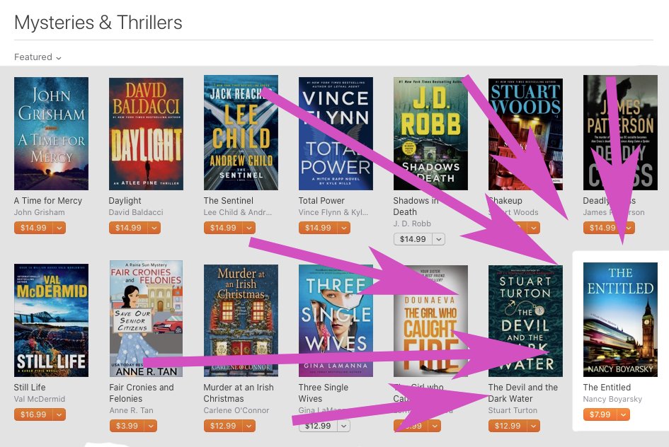 LMpublishing's tweet image. The Entitled is on @AppleBooks' Fall Most Anticipated list. Check out the list and this new Nicole Graves mystery before the book's Sept. 25th release. 👇👇👇

apple.co/fallmostantici… 

#newbook #fallbook #BookBoost #ibook
