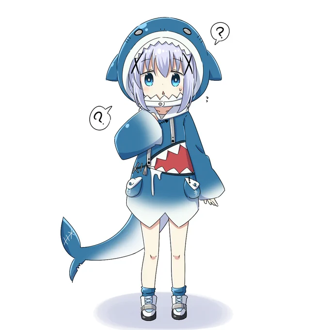 サメコス チノちゃん
#gochiusa #gawrgura 
