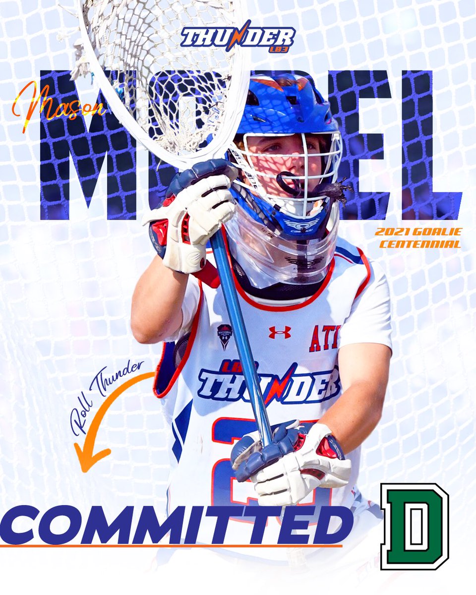 Congrats to Thunder LB3 2021 <a href="/Mason_Morel25/">Mason Morel</a> on his commitment to the admission process <a href="/DartmouthMLax/">Dartmouth Men’s Lacrosse</a> #hardworkpaysoffs #GeorgiaMade