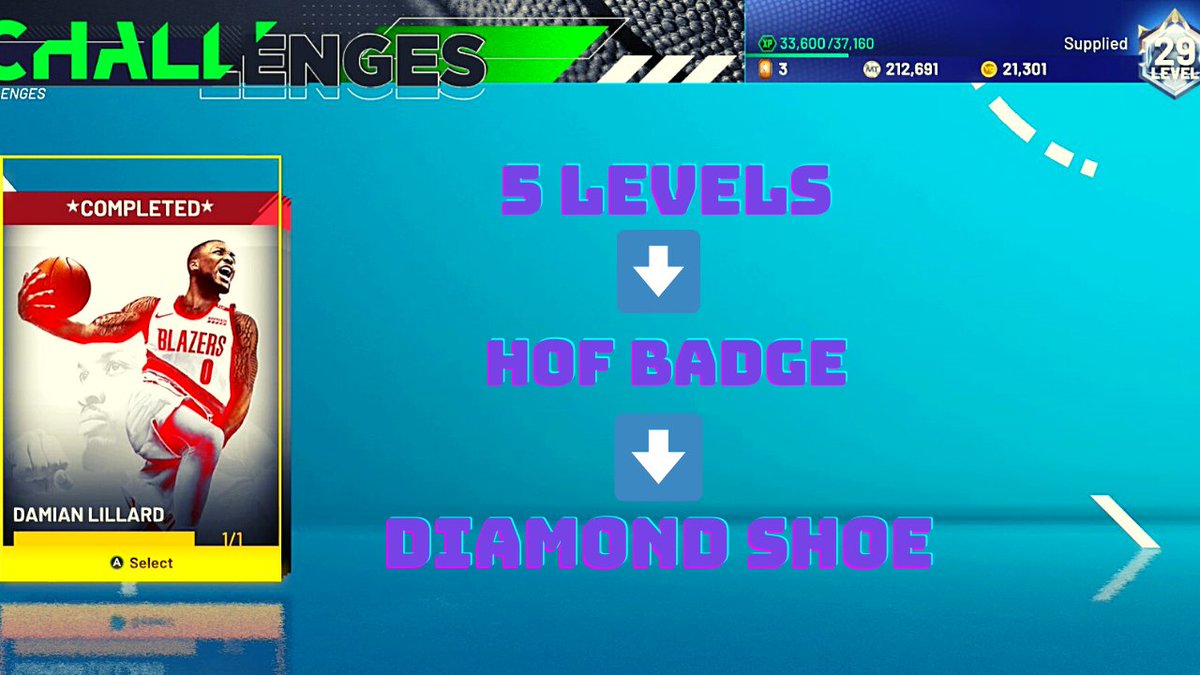 SuppliedTV's tweet photo. Easy levels, free hall of fame badge, and free diamond shoe. Video is live now!

https://t.co/XU8aKNp5OJ

#NBA #2K #NBA2K #NBA2K19 #NBA2K20 #NBA2K21 #NBA2K21MyTeam #MyTeam #MyPark #MyCareer #Ronnie2K #2KMemes #2KUpdates #2KMixtapes #2KNews #LockerCode #LockerCodes #FreeVC https://t.co/fDGgrtNP9I