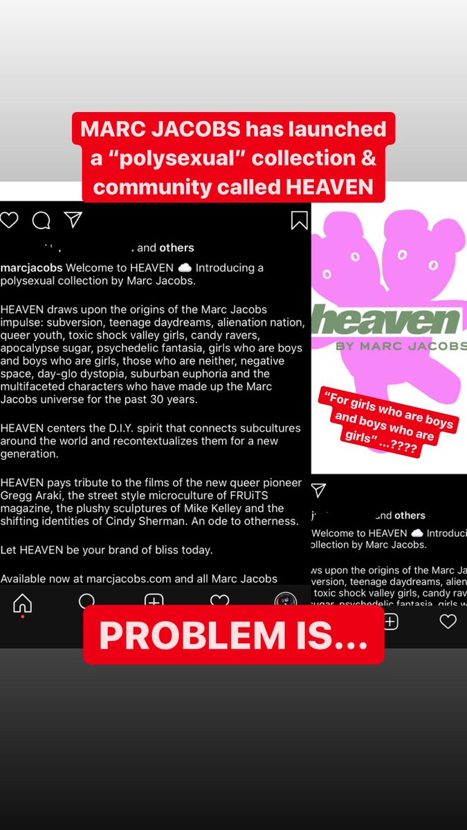heav3nparty's tweet photo. STOP STEALING FROM INDEPENDENT ARTISTS &amp; COMMUNITES. ☁️💕 HEAV3N ALREADY EXISTS 💕☁️  @marcjacobs https://t.co/lUpLlTsiLi