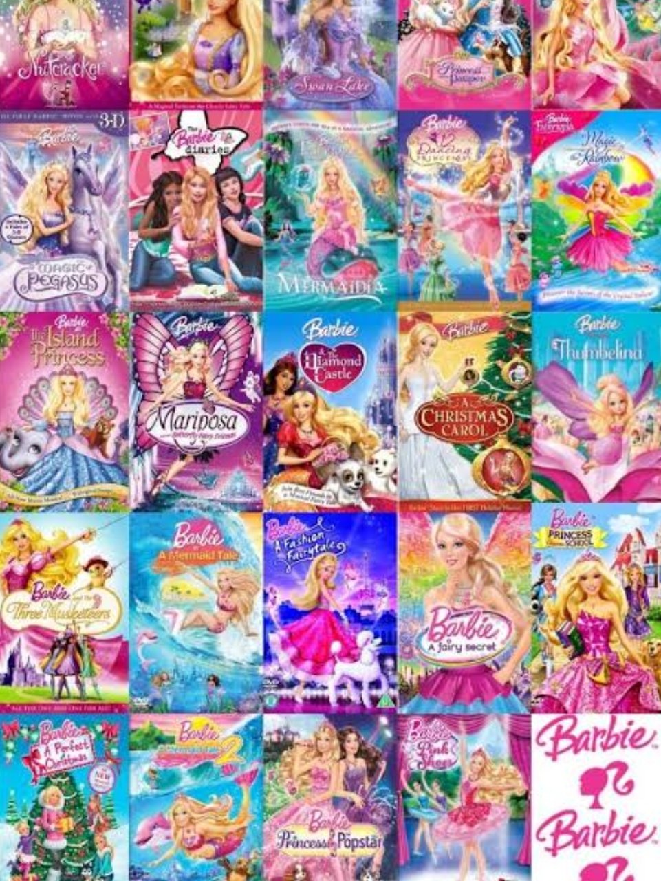 noyada au on X todos os filmes que tenho da barbie no drive a thread https t QX5A1PbUFg X