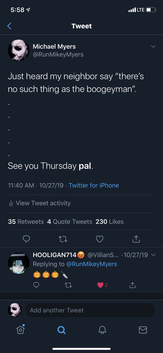 Michael Myers tweet media