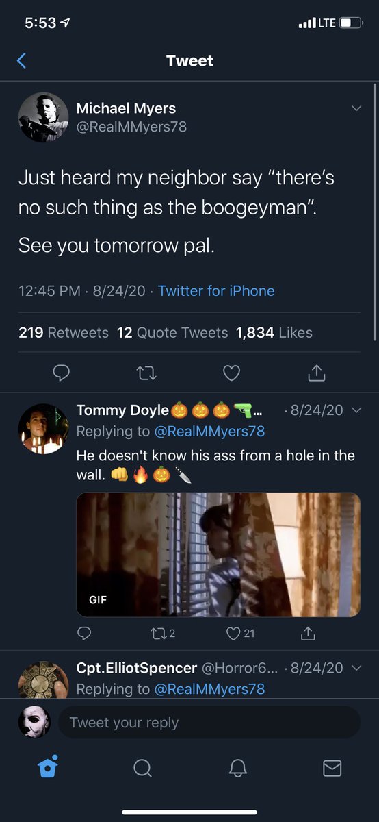 This all stops when you do <a href="/RealMMyers78/">Michael Myers</a>