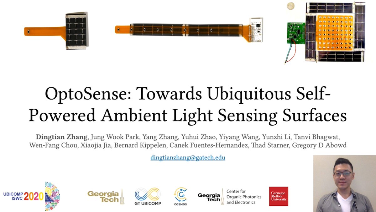 GT Ubicomp (@gtubicomp) on Twitter photo Dingtian (<a href="/AlanDZhang/">Alan Dingtian Zhang</a>) presented IMWUT paper "OptoSense: Towards Ubiquitous Self-Powered Ambient Light Sensing Surfaces" at Ubicomp 2020. Here is the video incase you missed his awesome talk - youtu.be/7kM-4ZJWW7Q <a href="/ubicomp/">UbiComp</a> <a href="/gvucenter/">GVU Center</a> <a href="/gtcomputing/">Georgia Tech Computing</a> Dingtian (<a href="/AlanDZhang/">Alan Dingtian Zhang</a>) presented IMWUT paper "OptoSense: Towards Ubiquitous Self-Powered Ambient Light Sensing Surfaces" at Ubicomp 2020. Here is the video incase you missed his awesome talk - youtu.be/7kM-4ZJWW7Q <a href="/ubicomp/">UbiComp</a> <a href="/gvucenter/">GVU Center</a> <a href="/gtcomputing/">Georgia Tech Computing</a>