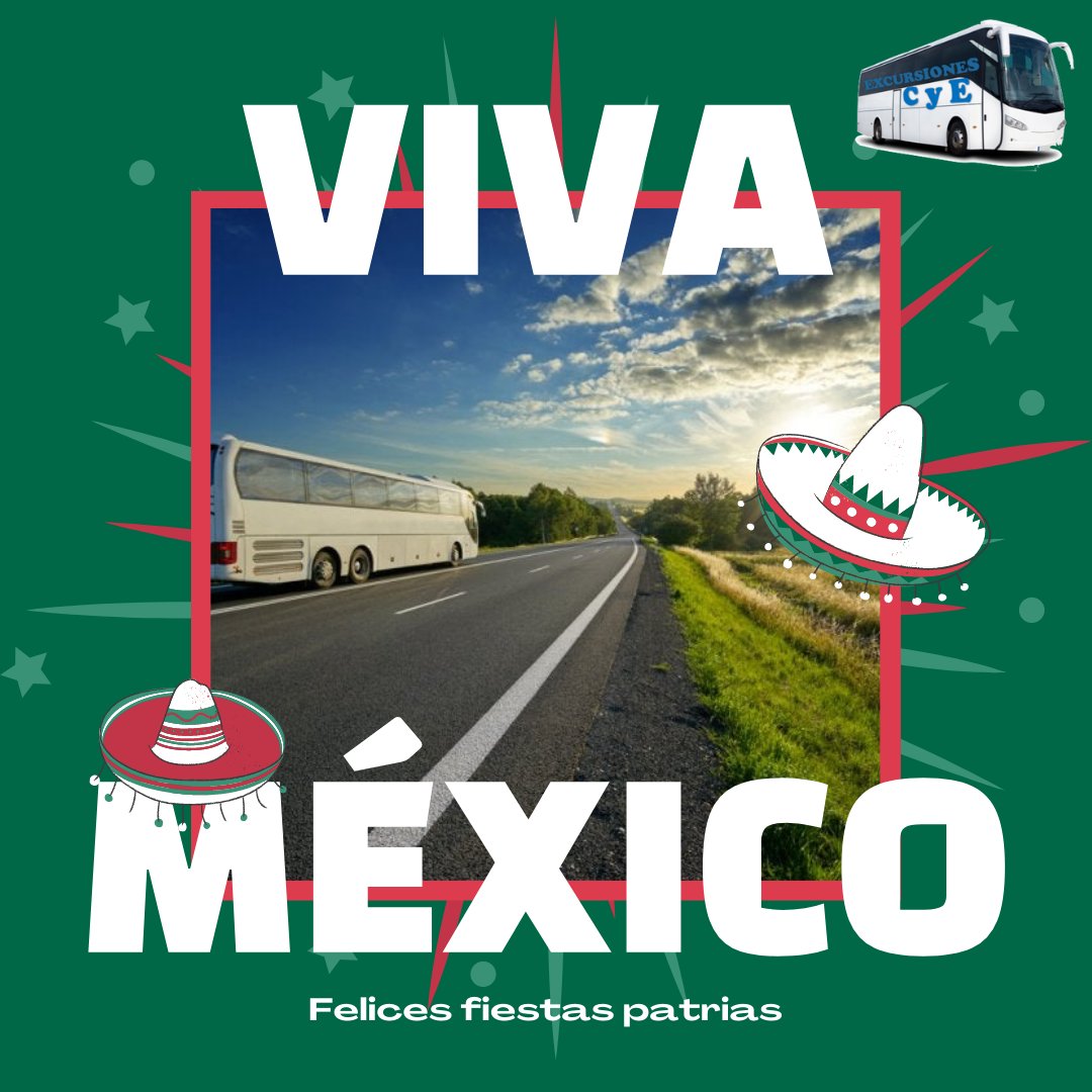 ExcursionesCyE's tweet photo. #15DeSeptiembre  #Independencia de #México https://t.co/6fbyPbmxxe