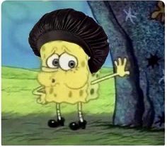 Also y’all I have asthma, that mountain was SO high and it was so so so so smoky— so picture me like this after I asked that question(I did not have my bonnet on at the time but feels sponge bob with the bonnet best portrays my personality)