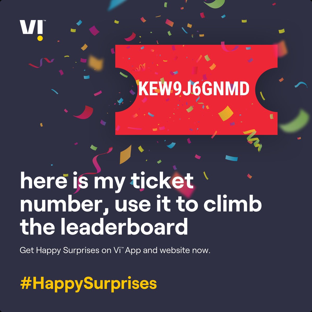 anuragalive1's tweet photo. KEW9J6GNMD
use my above code and get a chance to win
5 #OnePlus8 ๐
14 #GoPro โฅ๏ธ
25 #Samsung smartphones. ๐๐ป
#happysurprises #VI #SPOTTHECODE #VodafoneContest
Also, Comment your ticket below.๐ https://t.co/59KDU8df6B