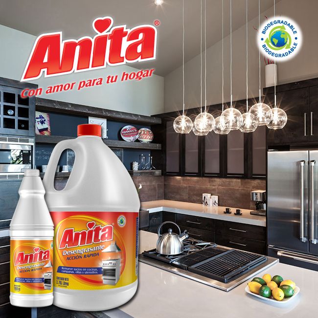 AnitaHogar's tweet photo. El Desengrasante #anita es de acción rápida y remueve eficazmente el sucio en tu cocina. ¡Pruébalo! 

#anita #ProductosAnita #Desengrasante #limpieza #LimpiezaDelHogar #cocina #LimpiezaDeLaCocina #Hogar #casa #ProductosDeLimpieza #calidad #CalidadPremium #Premium https://t.co/8jfKHbCm6b