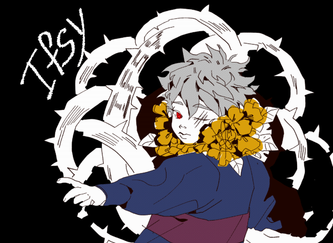Undertale anniversary today. I force you all to look at my fan OC, a human named Ifsy. He's 6 and doesn't know how to read. 