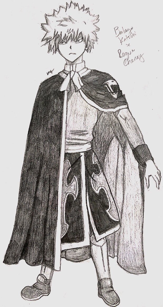 update i drew Bakugo in Rogue’s outfit 👉🏼👈🏼 #bakugoukatsuki #BNHA #MHA #FT #FairyTail #RogueCheney #Crossover #art