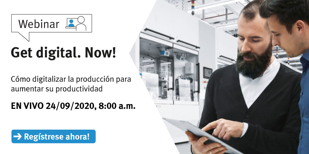 FestoColombia's tweet photo. Descubra en esta sesión #Webinar los conceptos y las soluciones tecnológicas que le permitirán digitalizar su #producción, así como los beneficios que recibe. El mundo es digital, ¿y su producción? Regístrese ahora 👉https://t.co/b9jxYPGkU2
#GetDigitalNow #higherproductivity https://t.co/hEw1jQbBW8
