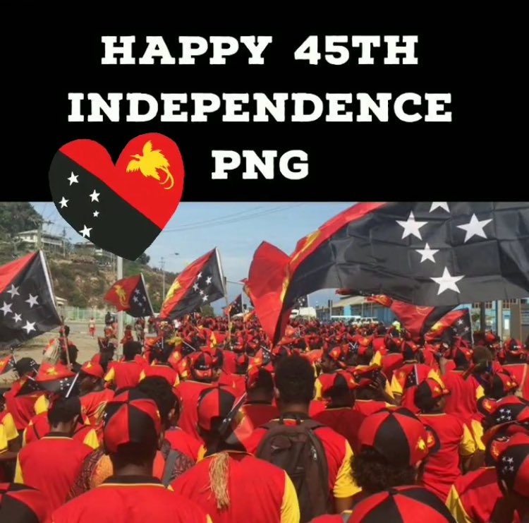 WTaniyaola's tweet photo. Wow it’s been 45 years now🎉🎉
HAPPY 45th INDEPENDENCE GUYS 🎉🎉🎉🇵🇬🇵🇬🇵🇬
#IndependenceDay #PNG45 #GodIsGood #StaySafe https://t.co/XnBaQYfFQ2