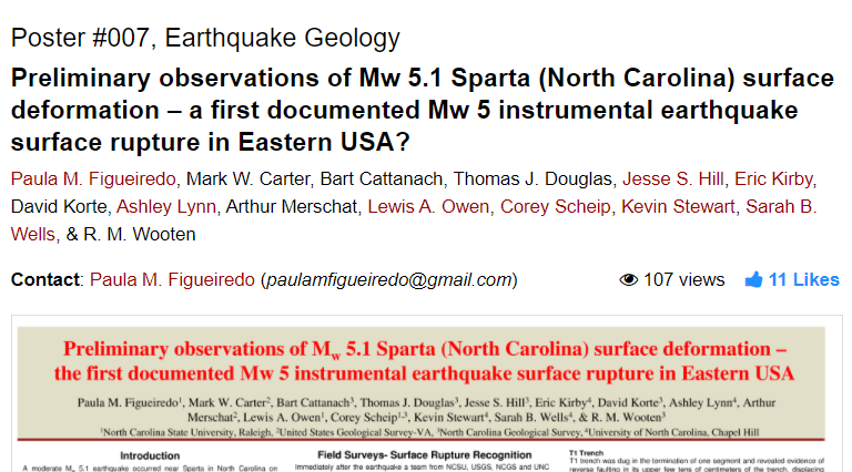 pm_figueiredo's tweet photo. If you are in #SCEC2020, come and see my posters about the Mw 5.1 Sparta Earthquake. Poster #007 and Poster #006 by @drrocktagon et al https://t.co/0pwoY5wTLE