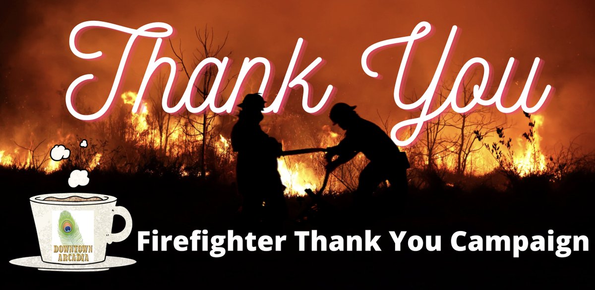 downtownarcadia's tweet photo. To show our gratitude to the firefighters working on the #bobcatfire, we've opened an account at @HyperCoffeeCA and @CafeGoki so they can stop by and have a drink on us!   @ProtectArcadia  @ArcadiaFireDept @Angeles_NF  

Contribute to campaign: https://t.co/DSQIYLjzT0 https://t.co/xCDSppbWZb