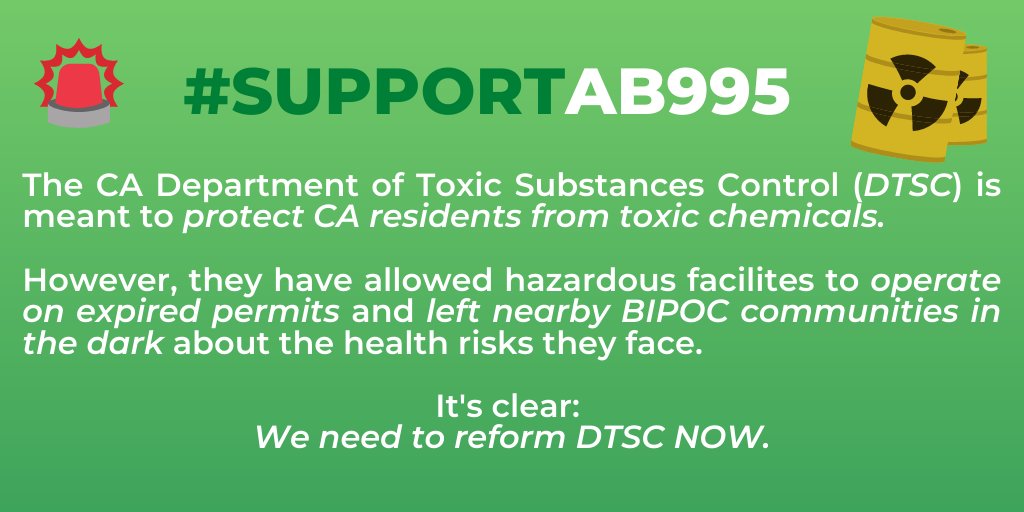 EJ_Ingrid's tweet photo. Environmental justice advocates have a plan to #ReformDTSC - @GavinNewsom @CAgovernor will you support this #EJpriority? #SignAB995 We can't wait any longer! https://t.co/OrEfAjZLfF