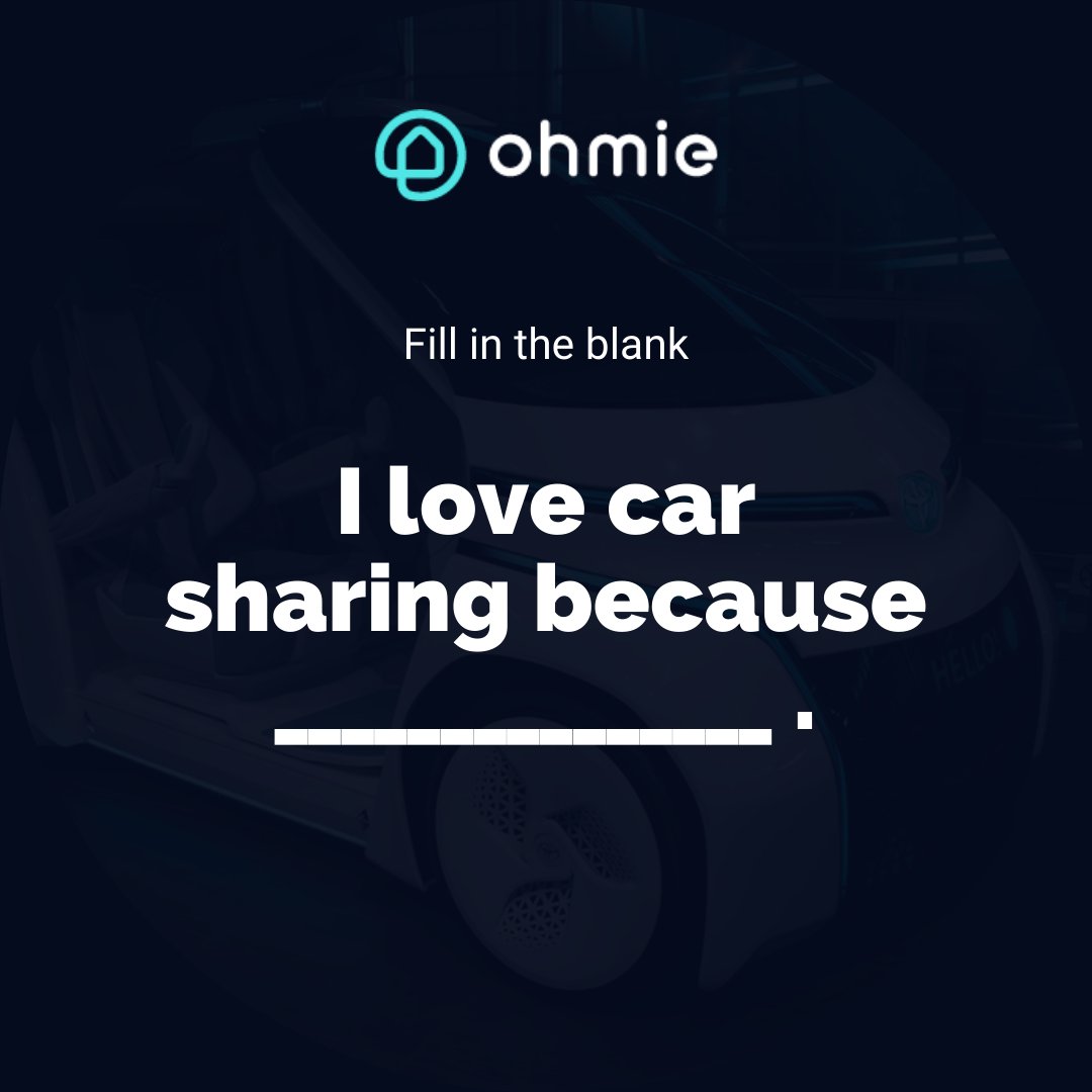 OhmieGo's tweet photo. 🤙 Sharing a car is definitely a different experience, and each one of us loves it for a reason.

What's yours? 👇

#Ohmie #ElectricMobility #Car Sharing #Sustainability #EV https://t.co/iwdjF2RhAb